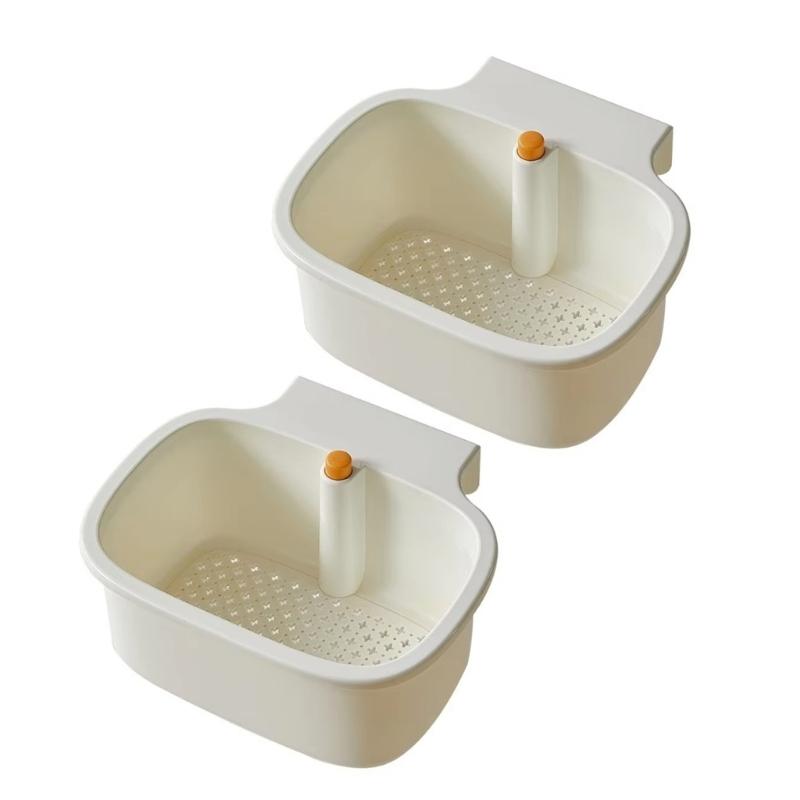 

Multipurpose Hanging Sink Strainer Basket With Fine Mesh Designs Prevents Clogging and Maximizes Countertop Space белый