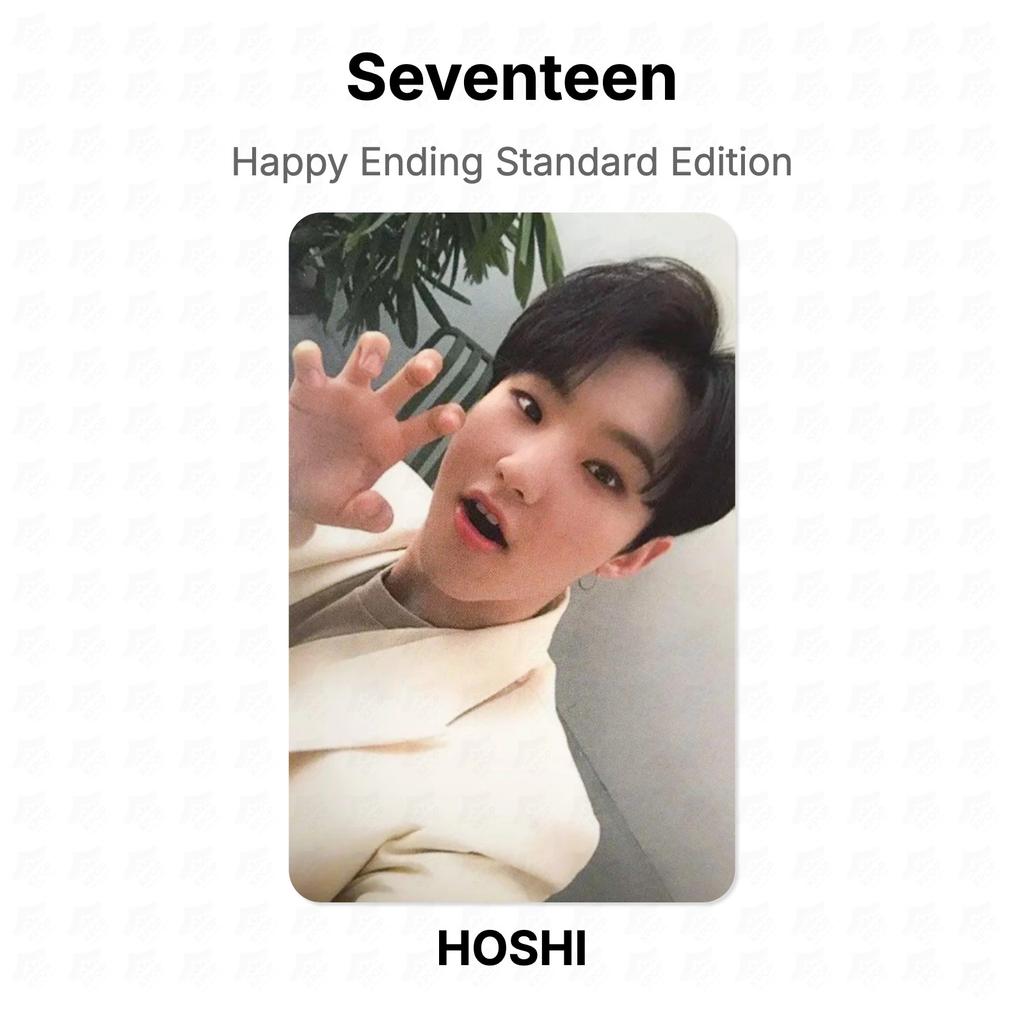 Seventeen Happy Ending Standard Edition Official Photocard
