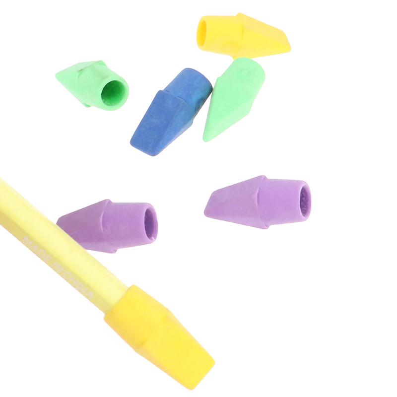 20Pc Erasers Pencil Top Caps Chisel Shape Eraser Student Supplies Stationery