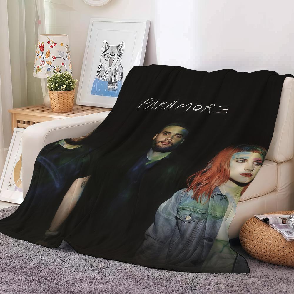 Плед P-Paramore RIOT Теплый и Мягкий Подходит для Спальни Гостиной Дивана Кровати Офиса Путешествий Кемпинга 30x40in