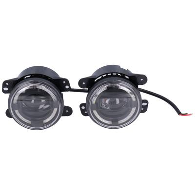 4 Zoll 30W Nebelscheinwerfer LED Weiß Halo DRL 12‑24V Wasserdicht Passend für Jeep Wrangler 2007‑2018