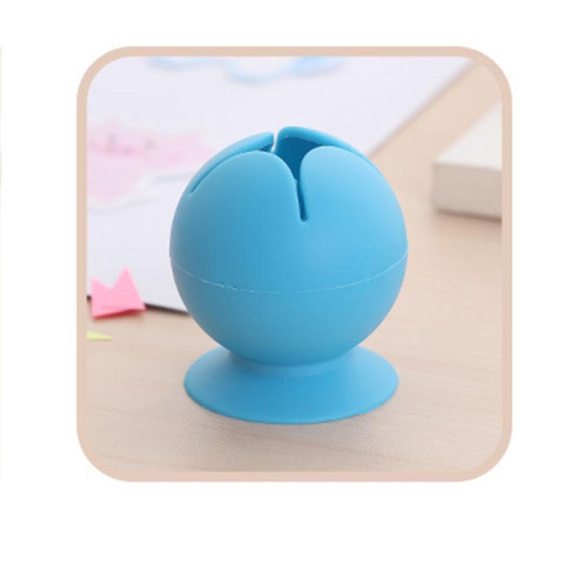 Multifunktionale Silikon-Schreibtisch-Organizer Müllaufbewahrungskugel 5D Diamantmalerei Stifthalter Aufbewahrungs-Gadgets Kunst Nähwerkzeug
