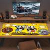 Tapis de souris couleur jeu Cuphead Grand coussin de table de jeu Antidérapant Ordinateur portable Tablette Grande souris XXL Tapis Mini PC Tapis de jeu Avec bordure verrouillée