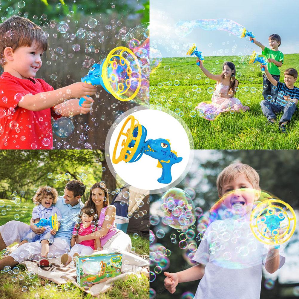 Bubble Gun Bubble Machine Dinosaurus Hračky Bubble Machine Vhodné pro děti a batolata Bubble Gun Party Dárky k narozeninám