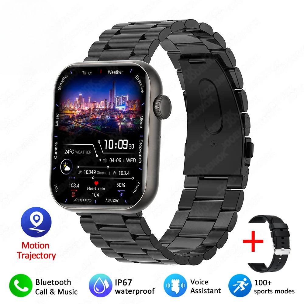 Smart Watch Full Touch Screen Bluetooth Call AI Voice Heart Rate Waterproof Watches Sports Bracelet Smartwatch Women  New