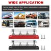 48V 150A Heavy Duty Power Distribution Block 4 x M6 Terminal Studs Marine BusBar Cover Included Bus Bar For Trucks Boats and RVs