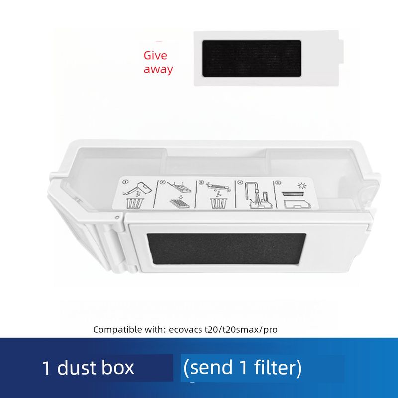 Suitable for Ecovacs T20/T20S Max/Pro Vacuum Cleaner Filter, Mop, Dust Bag, Side Brush, Roller Brush Accessories
