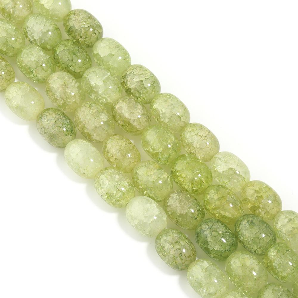 28pcs/lot 10x14mm Colorful Glass Beads Barrel Shape Loose Spacer Beads For Jewelry Making DIY Bracelet Necklace Accessories