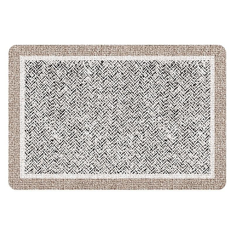 Quick-drying Absorbent Bathroom Floor Mat Soft Diatom Mud Non-slip Mat for Bathroom Door Entry Door Household Toilet Floor Mat
