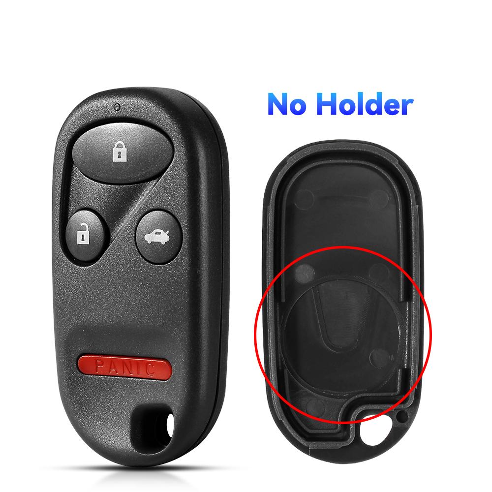 KEYYOU 2/3/4 Buttons For Honda Accord Civic CRV Jazz S2000 Fit Odyssey Entry Replacement Remote Key Shell Case