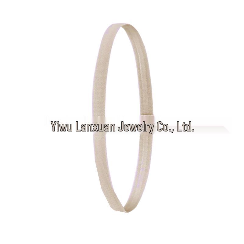 Elastic Candy Color Sports Yoga Headband - Popular European & American Hair Accessory for Running & Football.