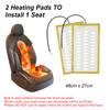 Alloy Wire/Carbon Fiber Heating Pad Car Seat Heater Kit Fit 2 Seat 3-level Switch For Toyota Camry Corolla RAV4 LEVIN Highlander