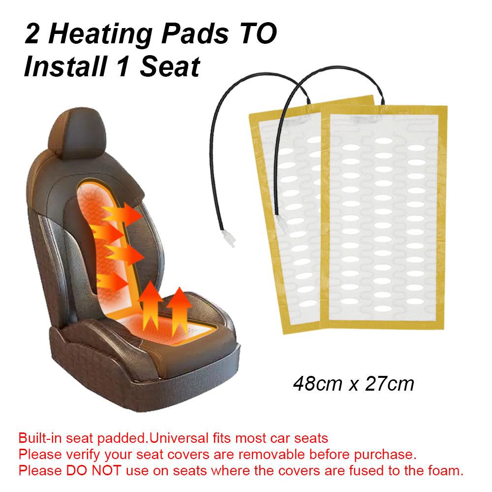 Alloy Wire/Carbon Fiber Heating Pad Car Seat Heater Kit Fit 2 Seat 3-level Switch For Toyota Camry Corolla RAV4 LEVIN Highlander