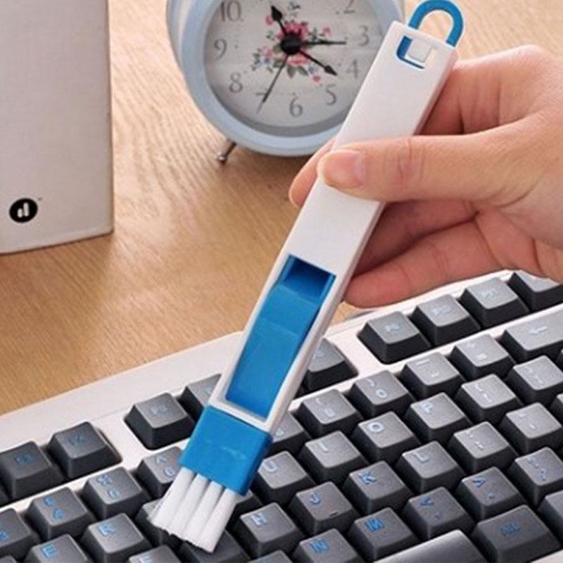 2 In1 Multipurpose Window Cleaner Groove Brush Household Keyboard Folding Tool