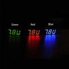 Motorcycle Voltmeter Watch LED Display Thermometer Car Electric Clock Digital Timer