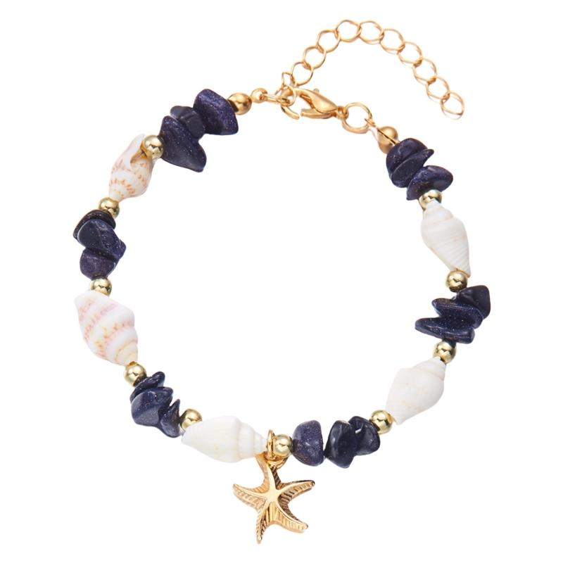Ocean Bracelet Delicate Hand Jewelry Shell Bracelet Sweet Accessories Alloy Texture Suitable for Daily and Special Event