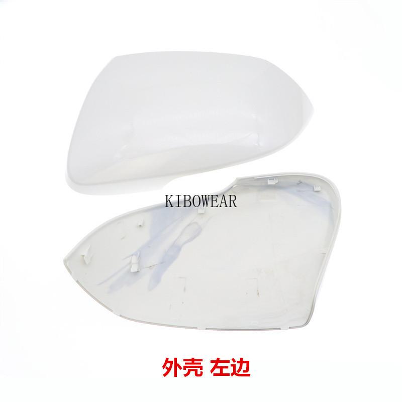 1pc Glossy Side Mirror Frame Holder For Hyundai Grand Santa Fe XL 2017 2018 Without Camera Hole