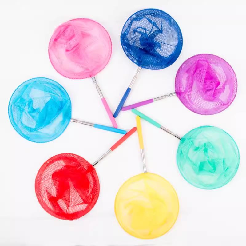 Children s Retractable Dip & Bug Net: Outdoor Catching Toy for Fish, Butterflies, & Insects