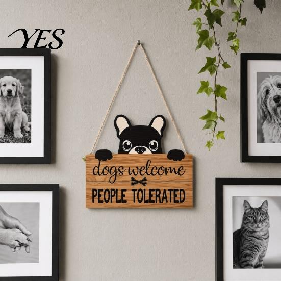 Clear Print Welcome Sign Cat Shaped Sign, Durable Wooden, Waterproof Moisture-Proof Hanging for Front Door Rustic Farmhouse Porch Decoration