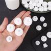 30 Pcs White Waterproof Silicone Stopper Bottle Seal Plug,Silicone Salt And Pepper Shaker Stoppers,Replacement Bottle Stopper Si