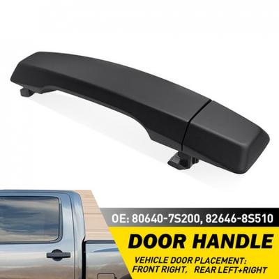 Exterior Door Handle For 2004-2015 Nissan Titan Armada Black Rear Left Right EOA