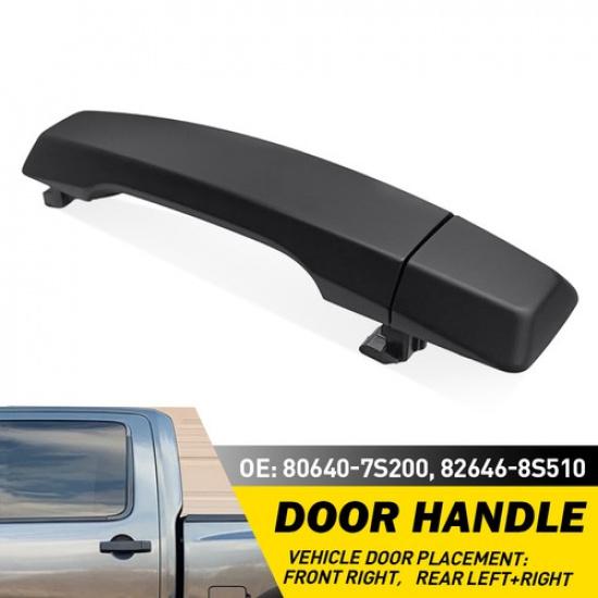 Black Door Fit Handle Exterior 2004-2015 Front Rear Infiniti Nissan Left Right