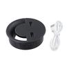 Home Office Workspace Organization Cable Hole Cover Cable Hole Cover With USB Ports USB Port Cover Desk Outlet Port