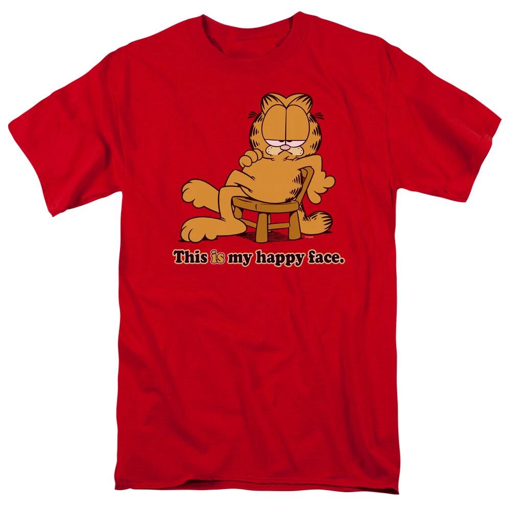 Garfield  Happy Face  T-Shirt - Regular or Tank - to 5X S