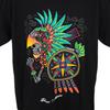 Tulum Mexico T Shirt Mens Size XL Black Aztec Art Travel Destination Tee