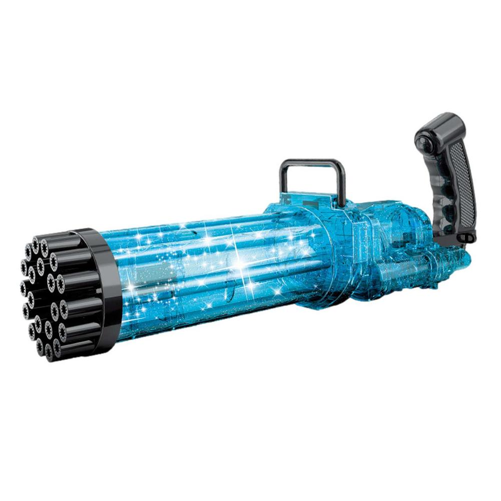 Hot Kids Gatling Bubble Gun Toy 64-Hole Charging Electric Automatic Bubble Machine Summer Outdoor Soap Water Children Toys