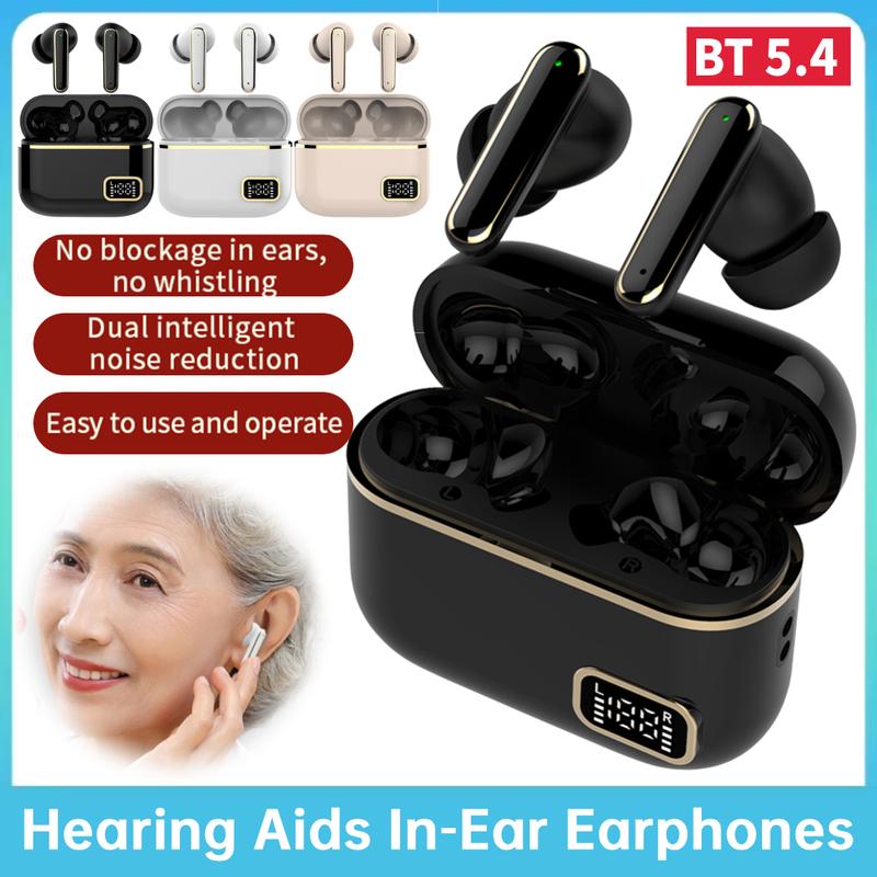 Elderly Hearing Aids Bluetooth-Compatible 5.4  HD Digital Display with Charging Box