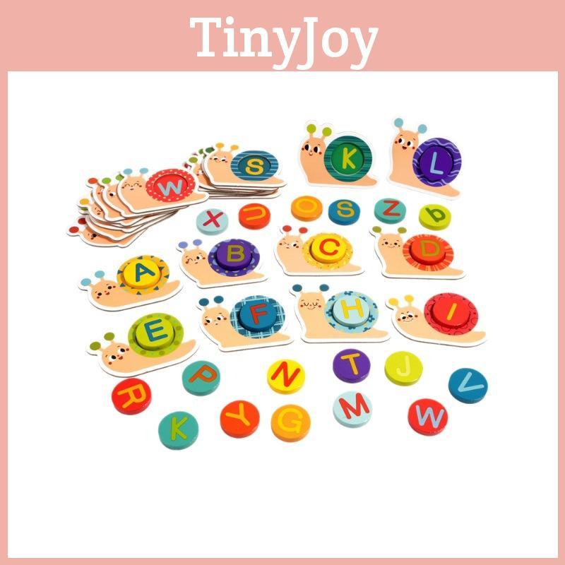 Wooden Alphabet Puzzle Game With Educational Blocks For Kids Learning And Brain Development