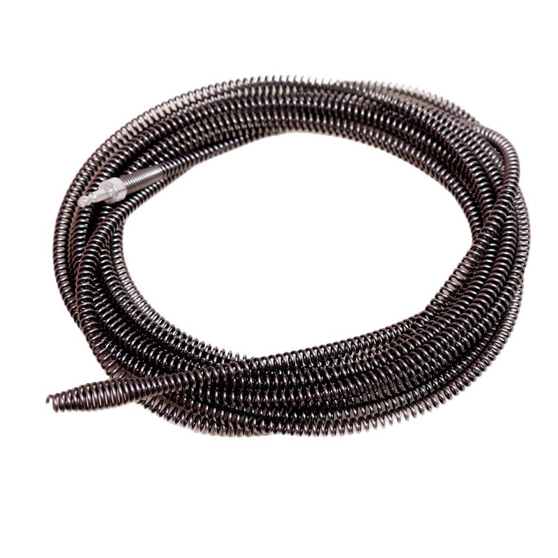 Víceúčelový pružinový nástroj na čištění odpadů pro toalety, kuchyně a koupelny