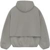 Fear of God Essentials Nylon Fleece Hooded Sweatshirt Dust/Heather Grey Men Tops 202SU244321F
