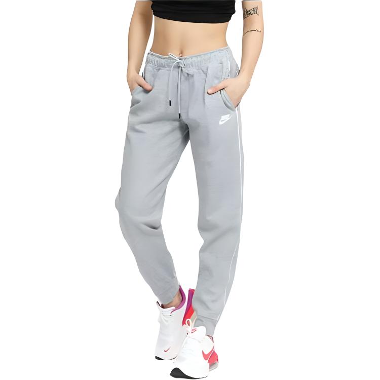 Nike Pantaloni Jogger da Donna con Coulisse e Stampa Logo Grigio CZ8340-063