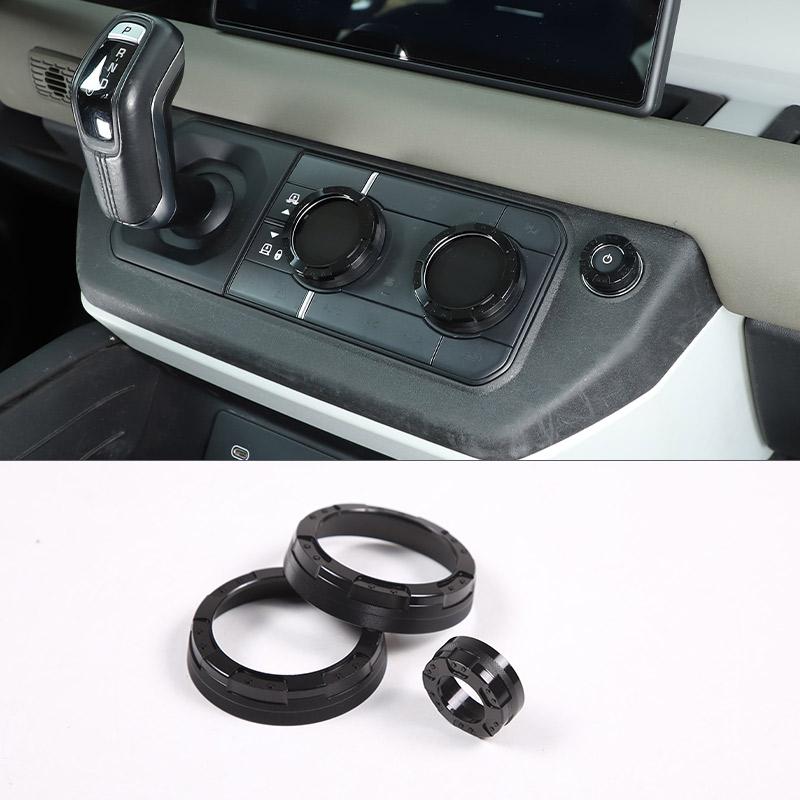 

Для Land Rover Defender 90 110 2020-2025 Алюминиевый сплав Автомобильная декоративная кольцевая накладка на ручку регулировки громкости кондиционера Автоаксессуары