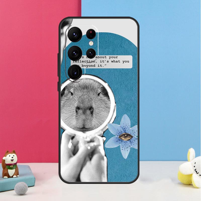 Lustige Capybara Hülle Für Samsung Galaxy S26 S25 Ultra S20 S21 S22 S23 S24 Plus S10 S25 FE Rückabdeckung Schale