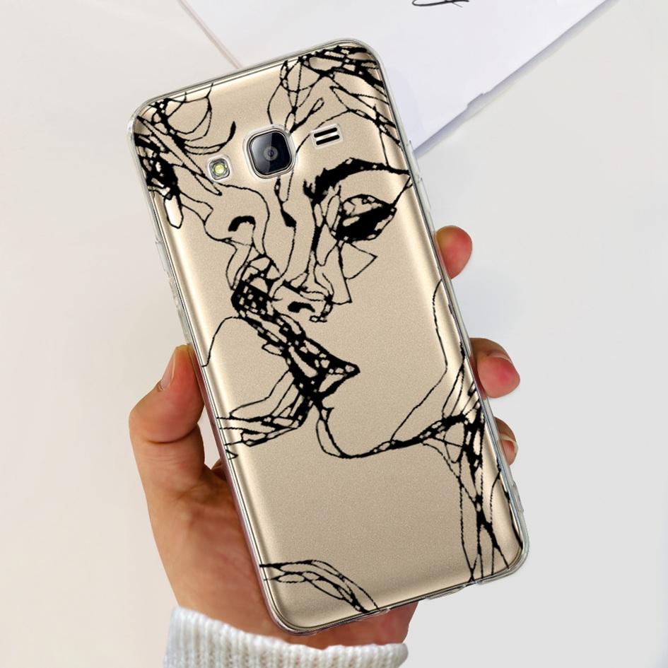 For Samsung Galaxy Grand Prime Case G530 G530H G531 G531H G531F SM-G531F Clear Cover Fashion Flower Soft TPU Silicone Phone Case