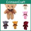 Soft And Durable Teddy Bear Stuffed Toy Keyring For Bag Or Car