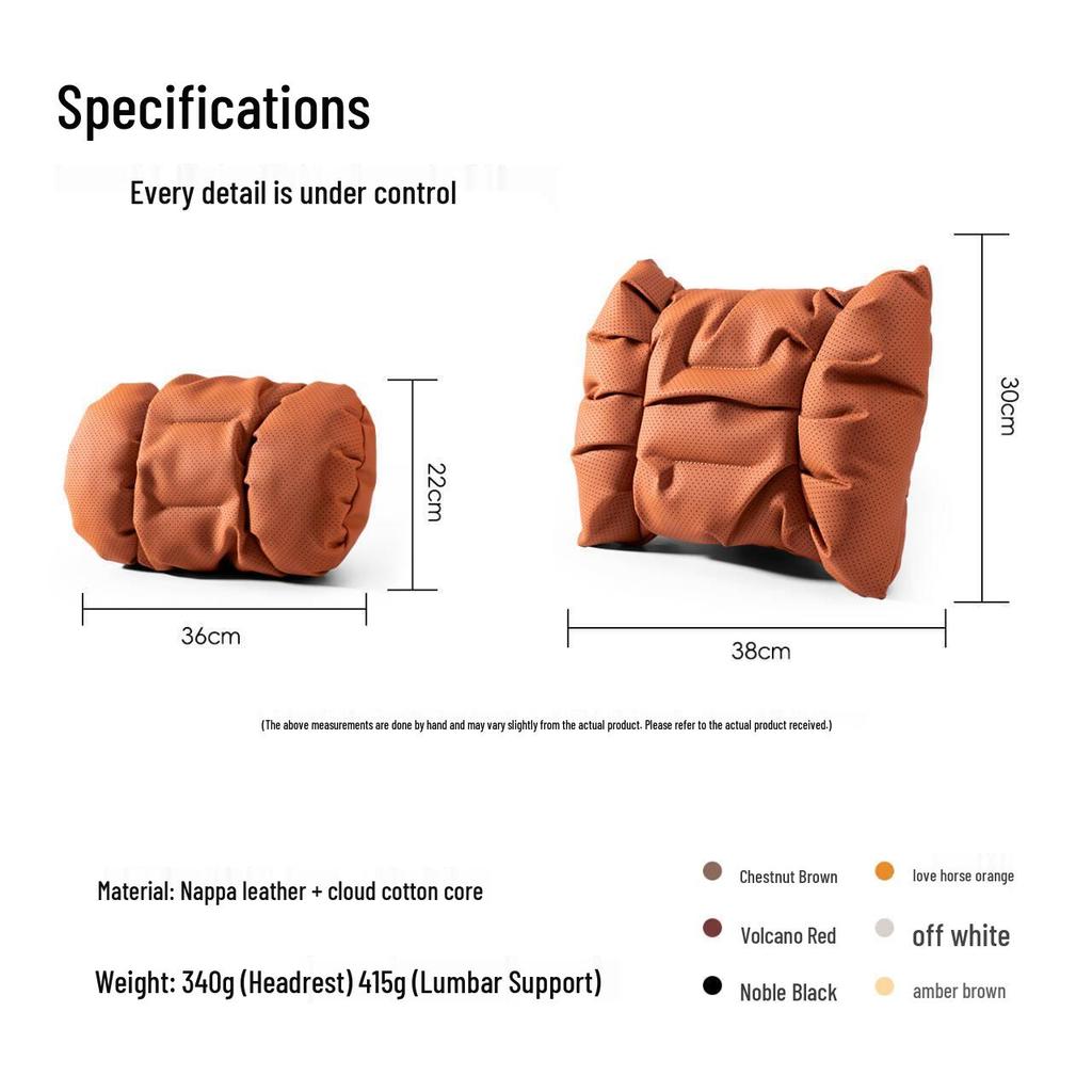 Compatible Trumpchi Headrest Neck Support Pillow Set for GS3/4/8, M8/6 Pro, E8/9.