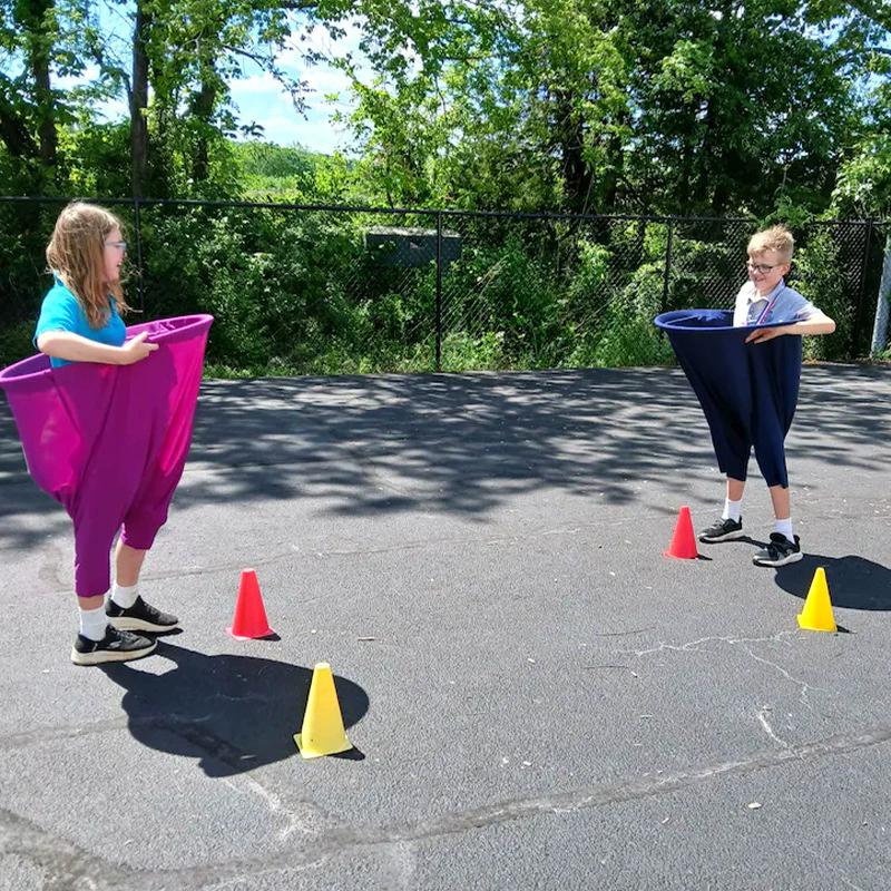 Kid Adult Granny Pants Yard Game Marker Cones Games Field Family Reunion Giant Outdoor Ball Sensory Tossing Game Toys Set