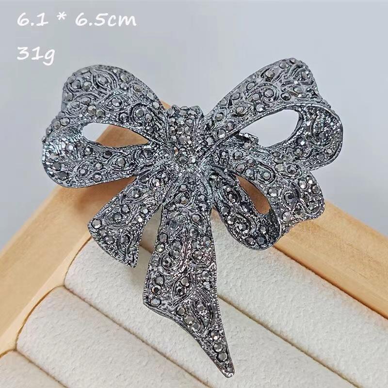 

Женские броши с бантом, свадебные украшения, цветочные булавки, вечерние подарки, аксессуар для хиджаба 1pc