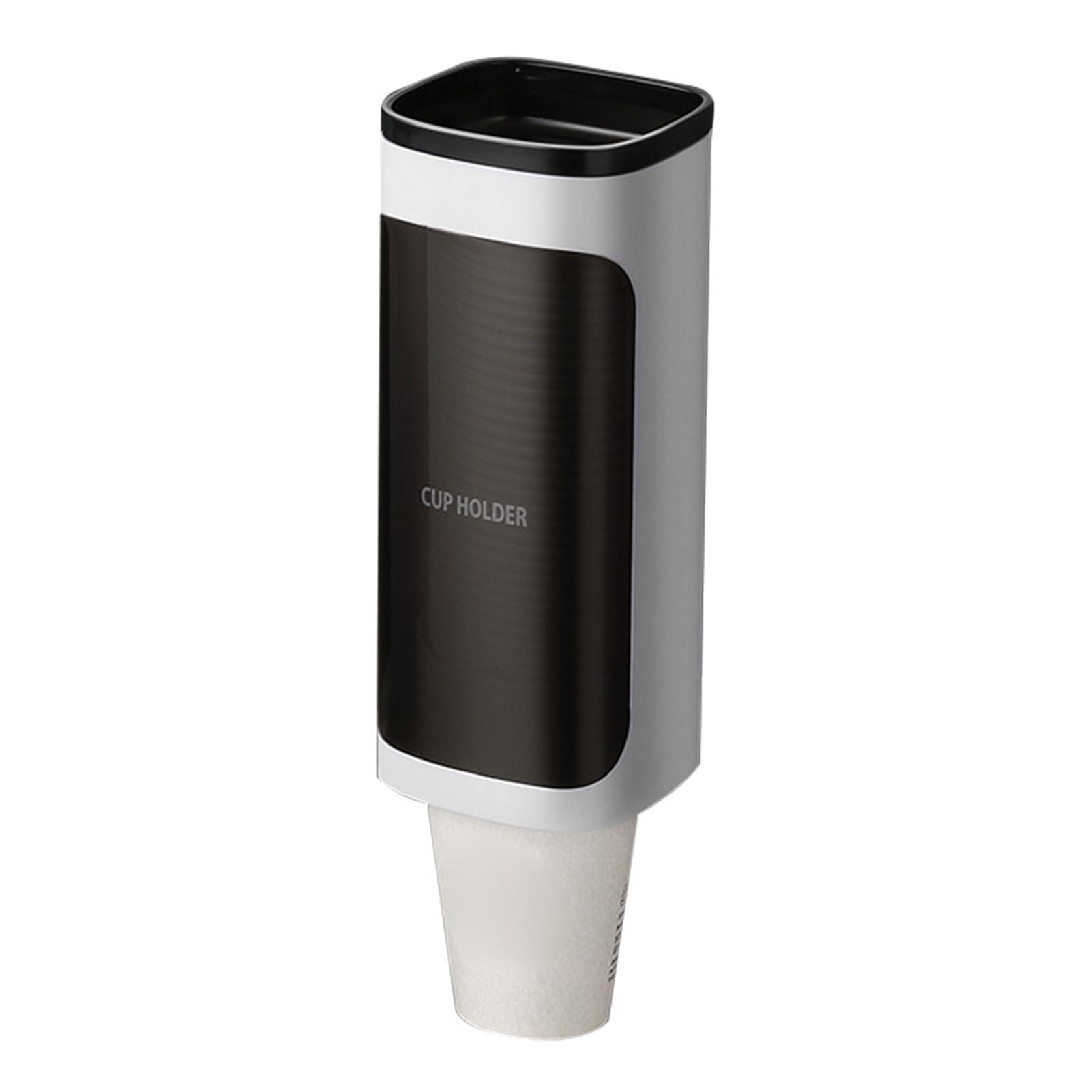 

Одноразовый держатель для стаканов, диспенсер для воды, подставка для бумажных стаканов, экономящий место, автоматический органайзер для стаканов для дома белый