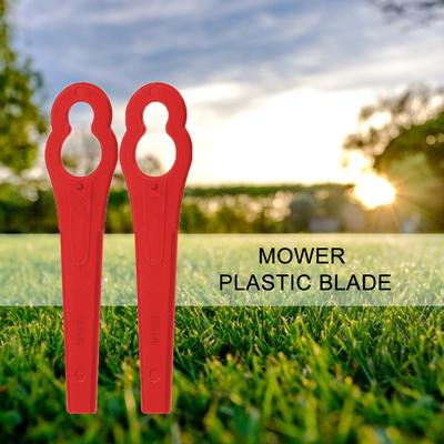 Set Lame di Ricambio 100-120 Pezzi Lame Taglierino in Plastica L83 Lame per Macchina Tagliaerba per Tagliabordi a Batteria