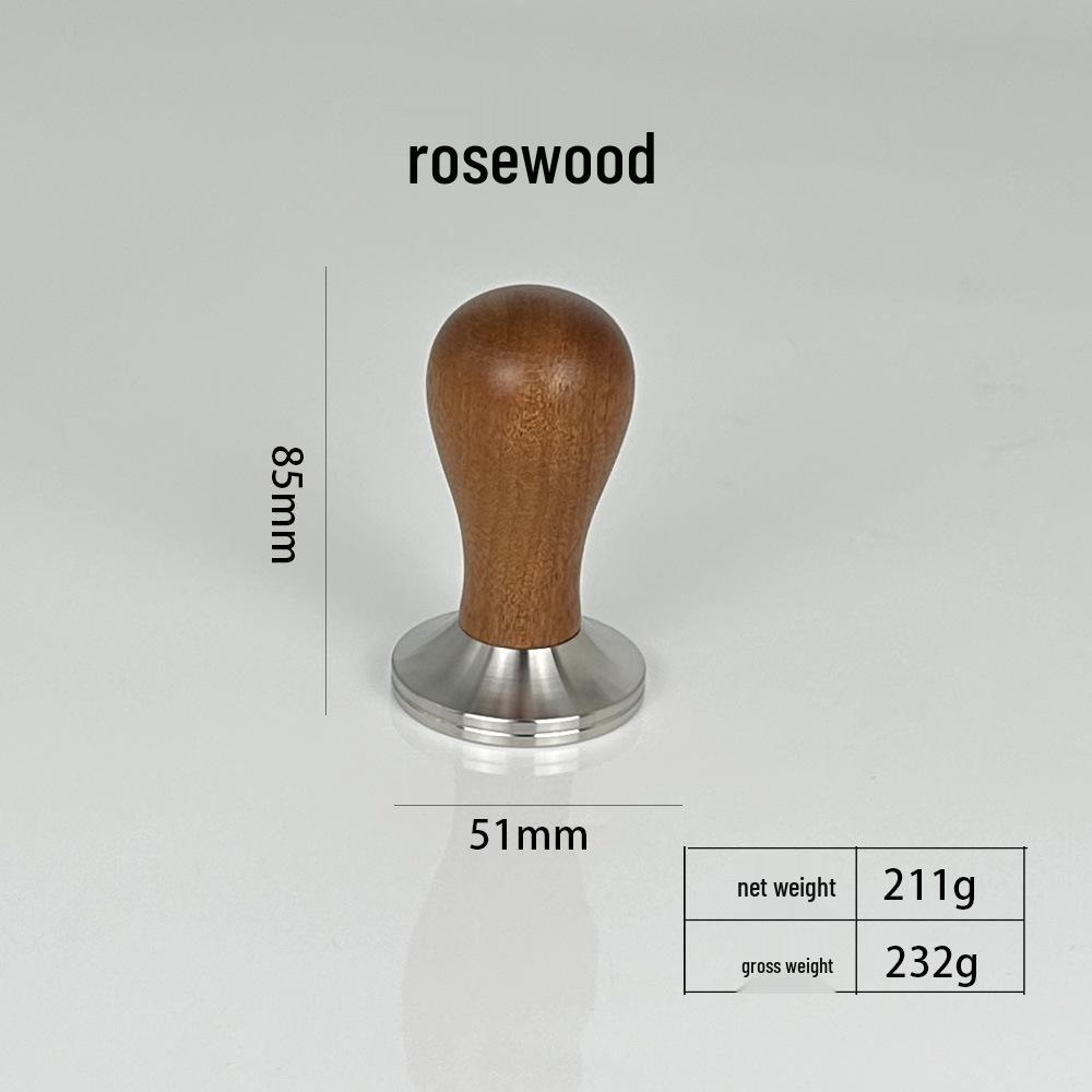 51mm 304 Stainless Steel Coffee Tamper with Handle for Home Machines