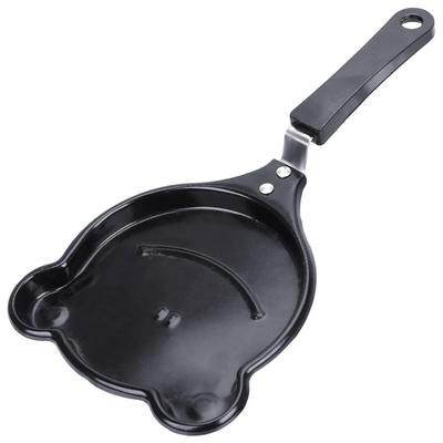 Molde de Huevo Lindo Sartén para Dar la Vuelta Molde para Tortilla de Huevo Olla para Freír Huevos de Desayuno Sartén Antiadherente Fabricante de Tortitas Mini Sartén para Freír Huevos Utensilio de Cocina