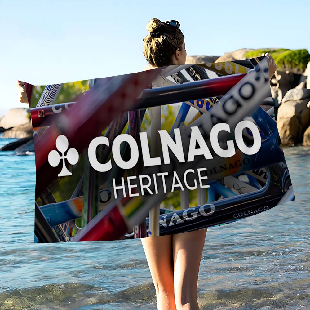 Bicycle C-Colnago Logo Microfiber Blanket Quick Drying Beach Towels Oversized Printing Super Absorbent Pool Towel Blanket