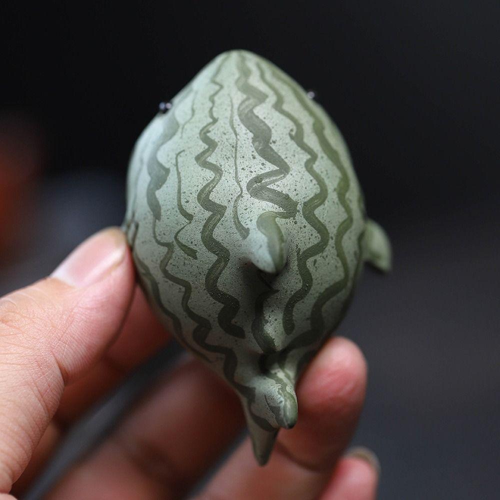 Purple Sand Tea Play Figurine Toy Handmade Miniatures Sculpture Crafts Tea Statue  Micro Landscapes