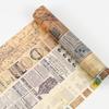 Gothic Washi Tape Vintage Love Schriftzug Weltkarte Zeitung Journal Masking Tapes Aufkleber A6159