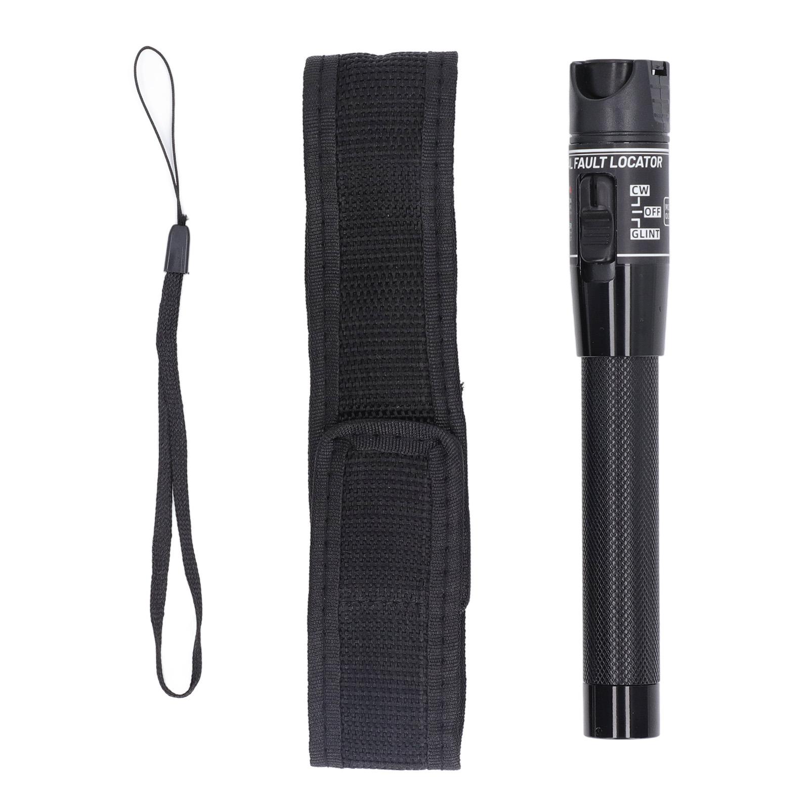 

Optic Test Pen Visual Fault Locator 60MW 60KM Output FC SC ST Interface Non Contact VFL Optic Test Pen чорний